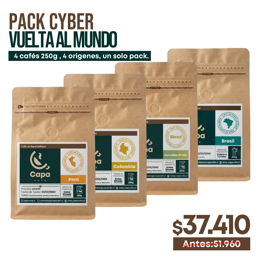 Pack Cyber - Vuelta al Mundo - 4 Orígenes